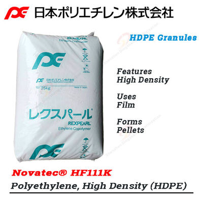 Hdpe Novatec Hf111k Japan Polychem Corporation